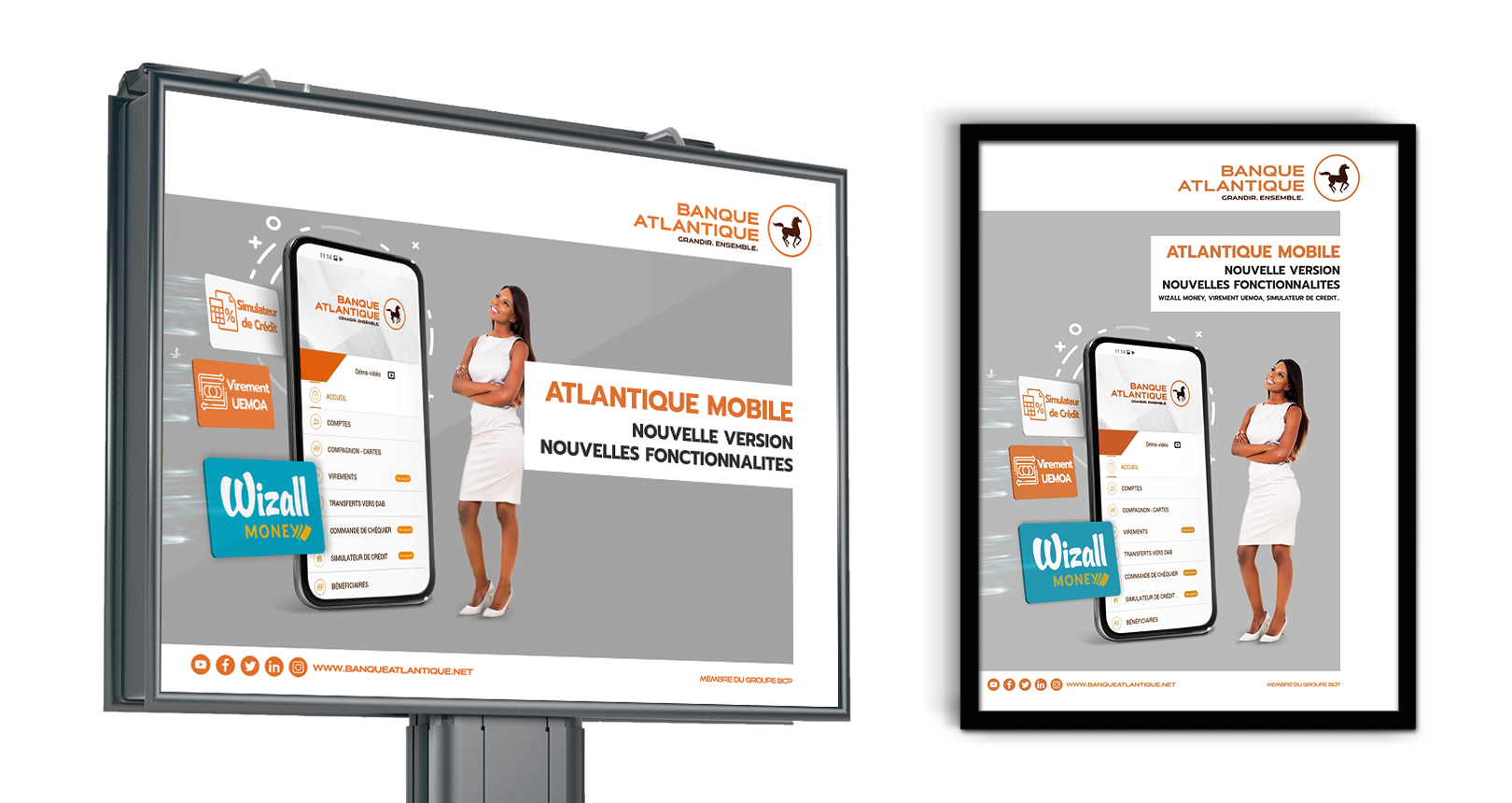 Banque Atlantique – Print